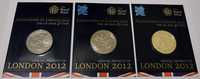 Монеты Великобритании: набор UK Countdown to London 2012 £5 (5 фунтов)