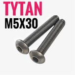 ŚRUBY TYTAN M5x30 mm mostek 2 sztuki 2szt zestaw śrub śruba tytanowa