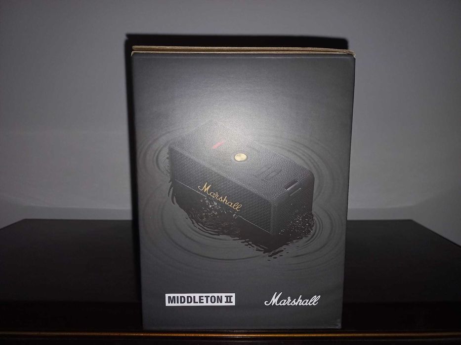 Coluna Bluetooth Marshall Middleton II - Preto (NOVA)