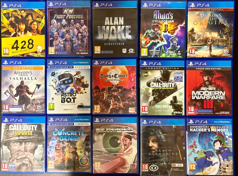 JOGOS PLAYSTATION 4 / PS4  USADOS | Portes Grátis | (venda à unidade)