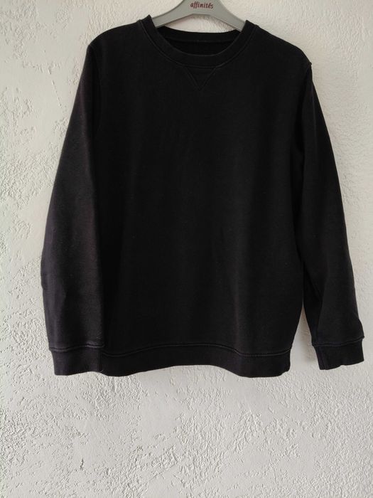 Czarna bluza bawełniana, ocieplana, 164 cm/S