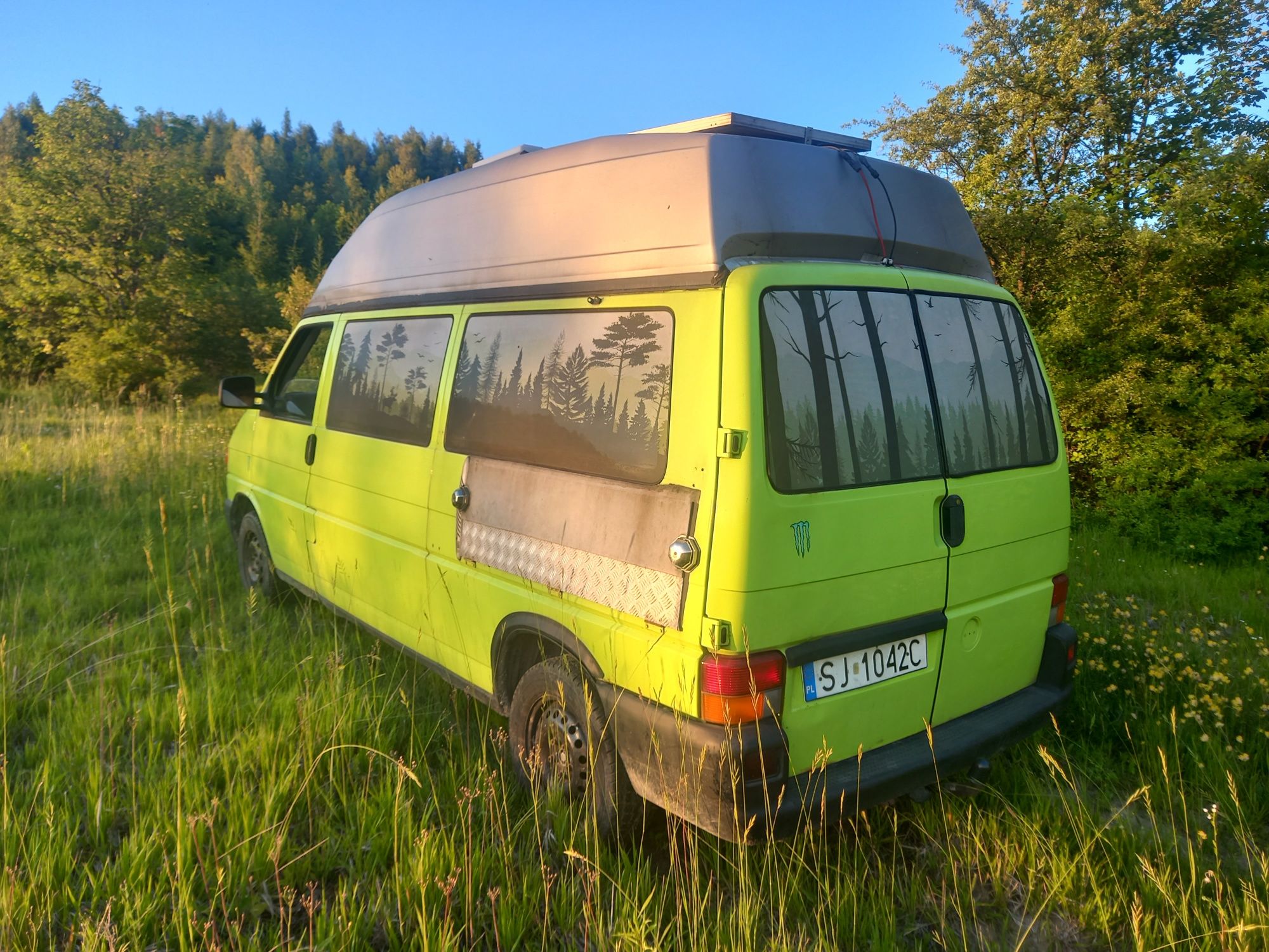 Vw t4 2.5 tdi syncro 4x4 kamper klimatyzacja wysoki dach