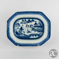 Travessa Porcelana da China, Cantão, Período Jiaqing 1796 a 1820