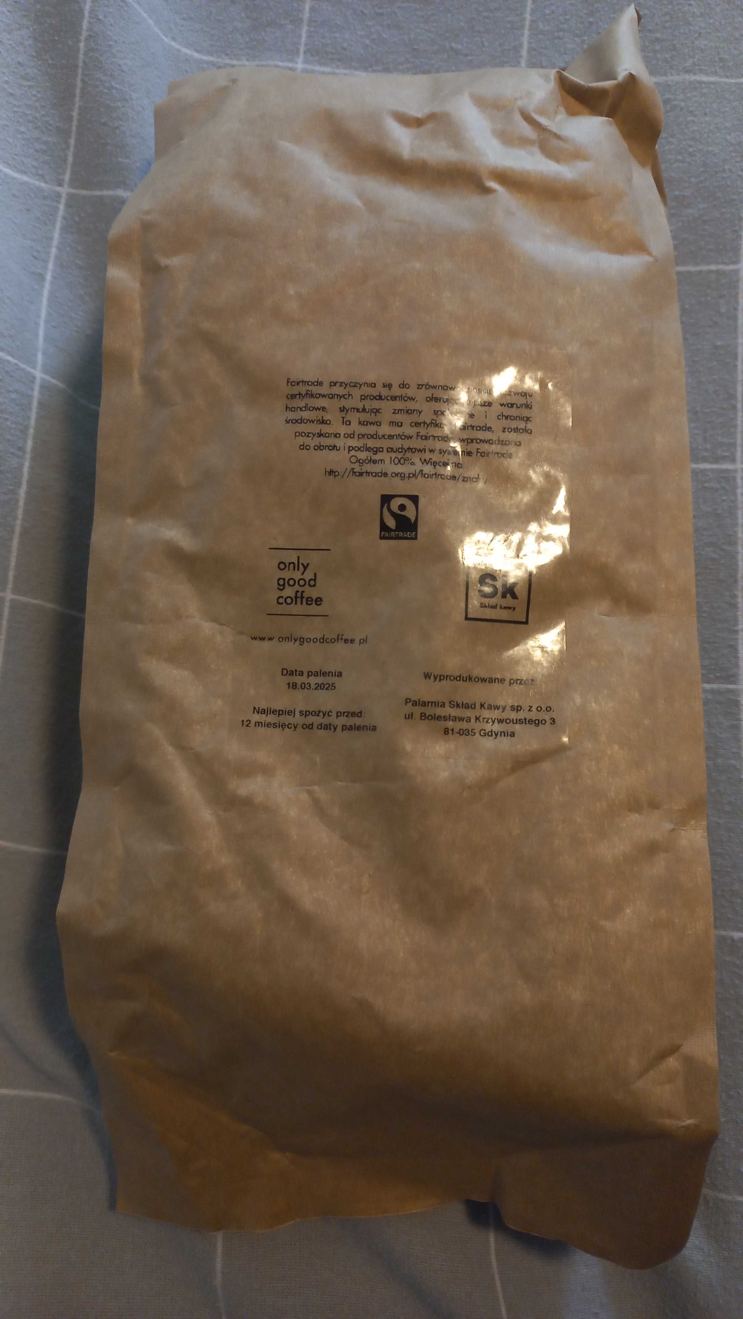 Kawa palona ziarnista Nikaragua SHG 1 kg