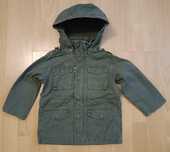 Kurtka chłopięca Parka H&M rozmiar z metki 98 2/3 latka Olive