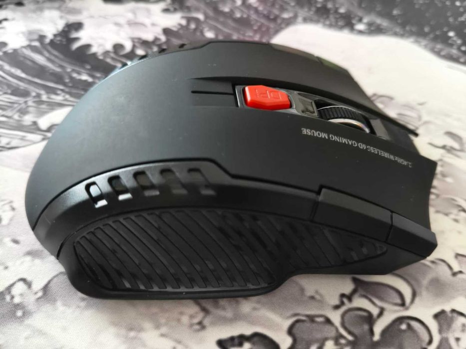 Rato Gaming 2.4GHz Wireless para Computador - Preto