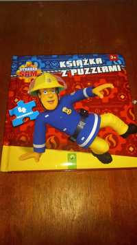 Puzzle Książka z puzzlami Strażak Sam stan bdb