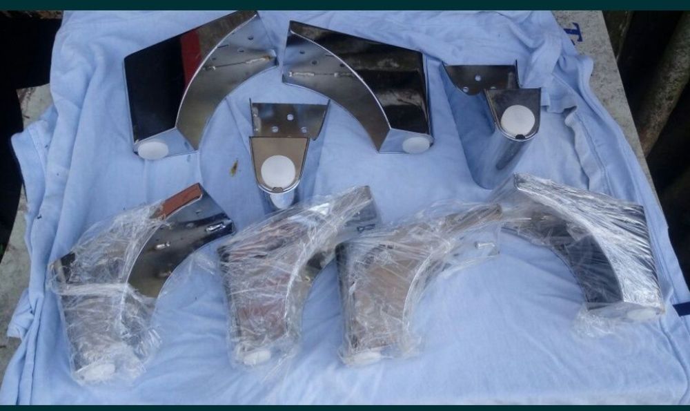 Nogi metalowe chrom 12szt sofy kanapy łóżka itp