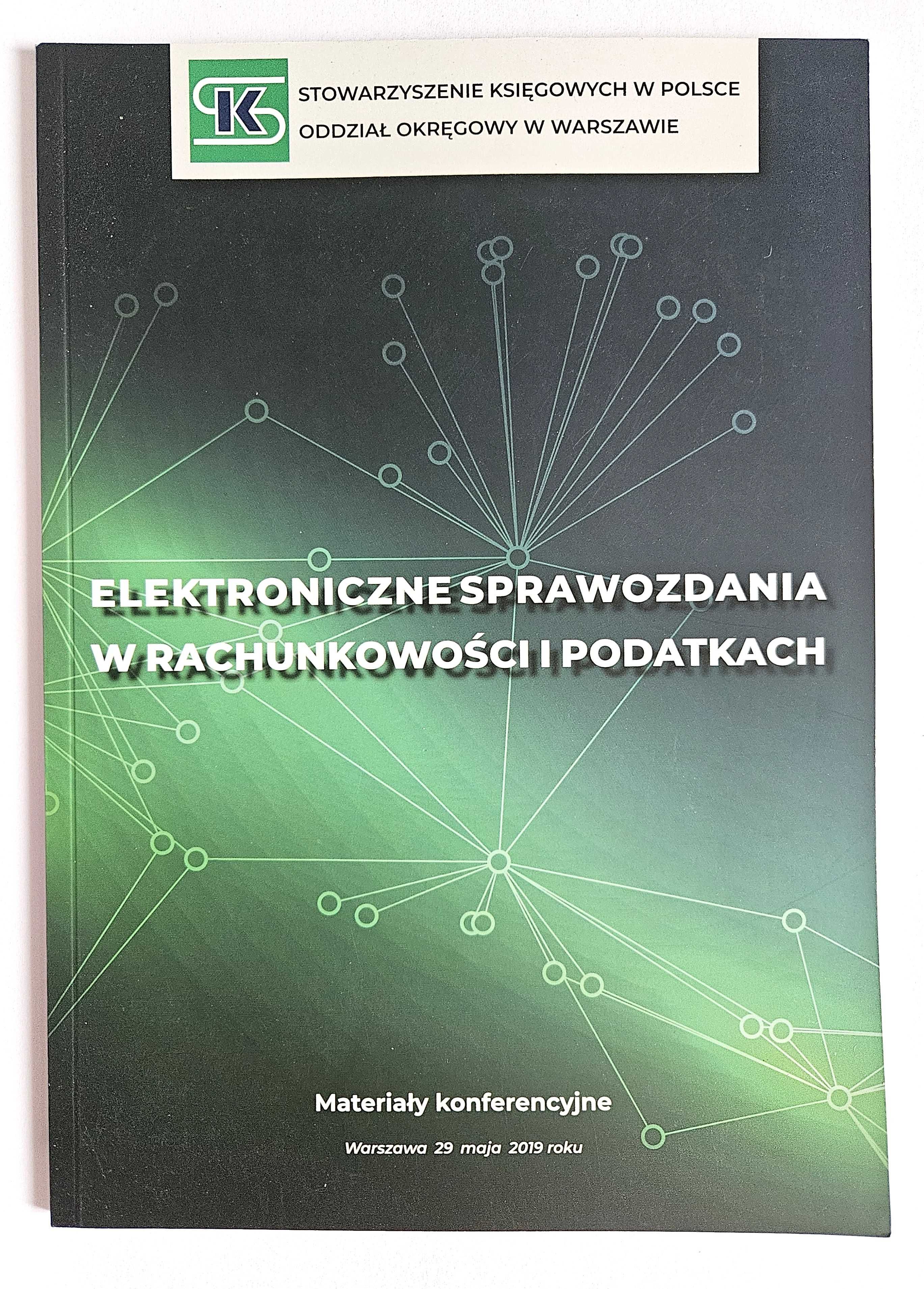 Elektroniczne sprawozdania w rachunkowości i podatkach 2019
