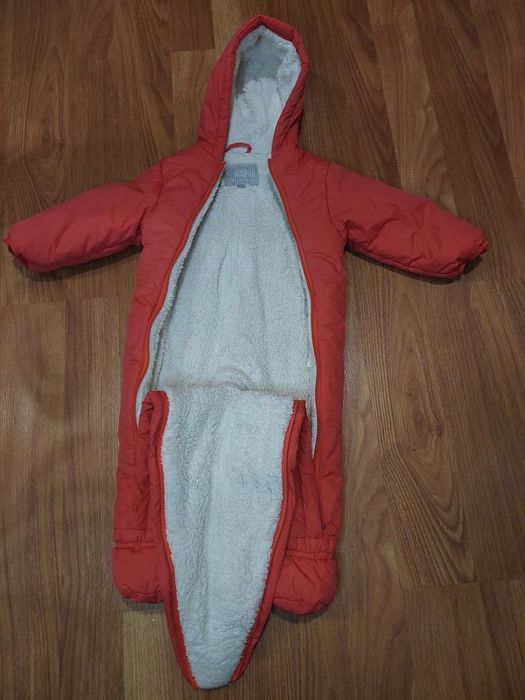 Комбінезон коралового кольору 6/9місяців або 74/80р.