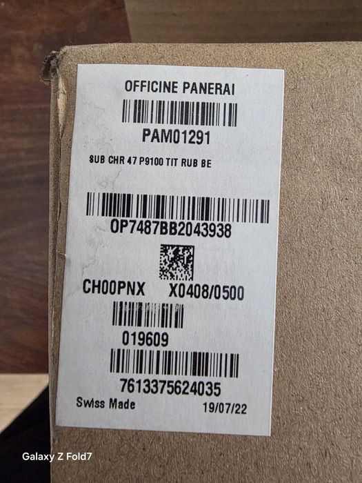 Panerai Luminor Blue Men's Watch -