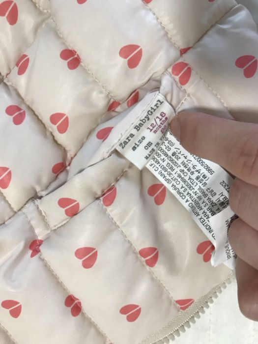 Colete reversível para 12/18 meses