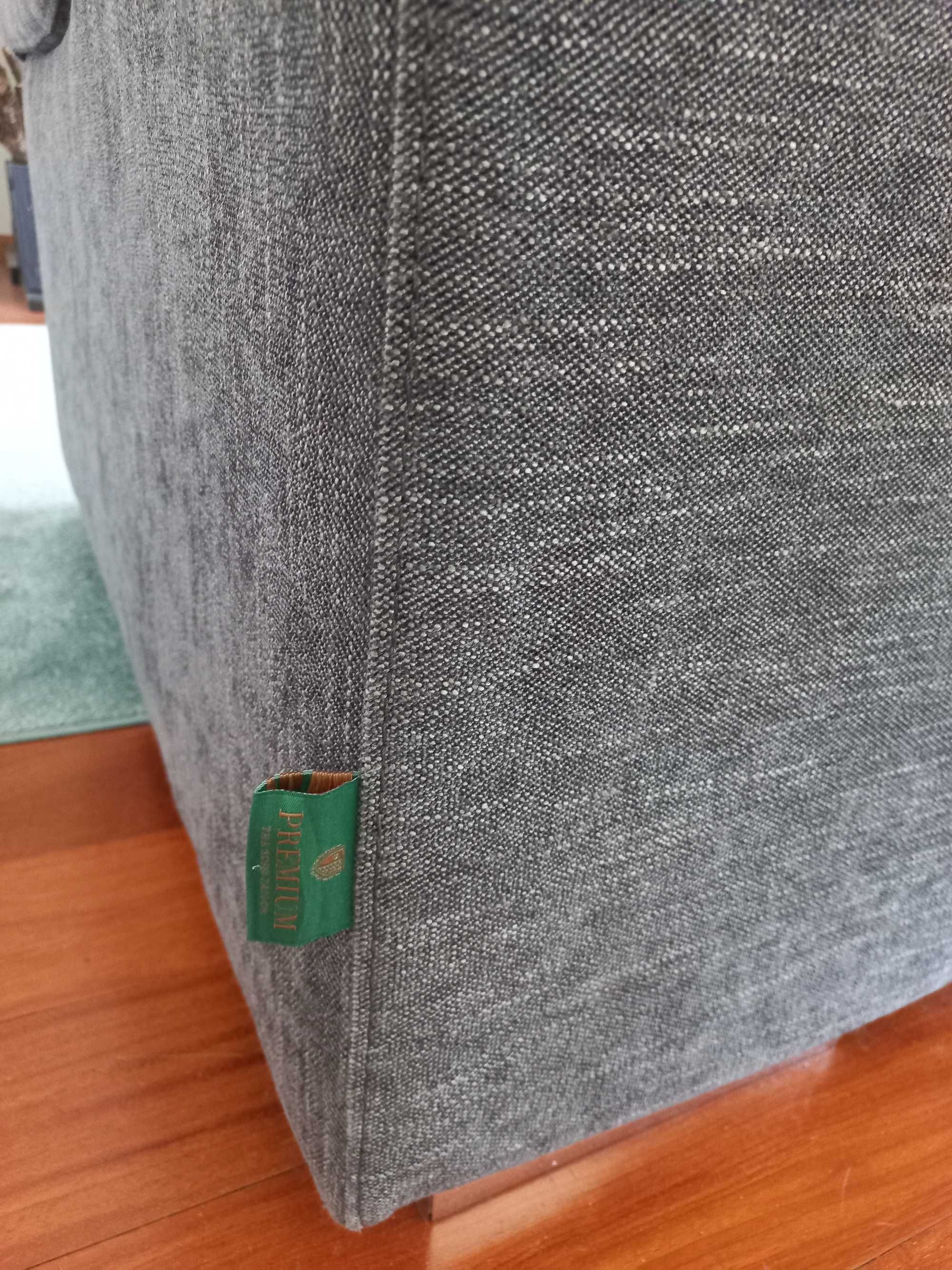 Sofa chaise long 4 lugares com encosto reclinável