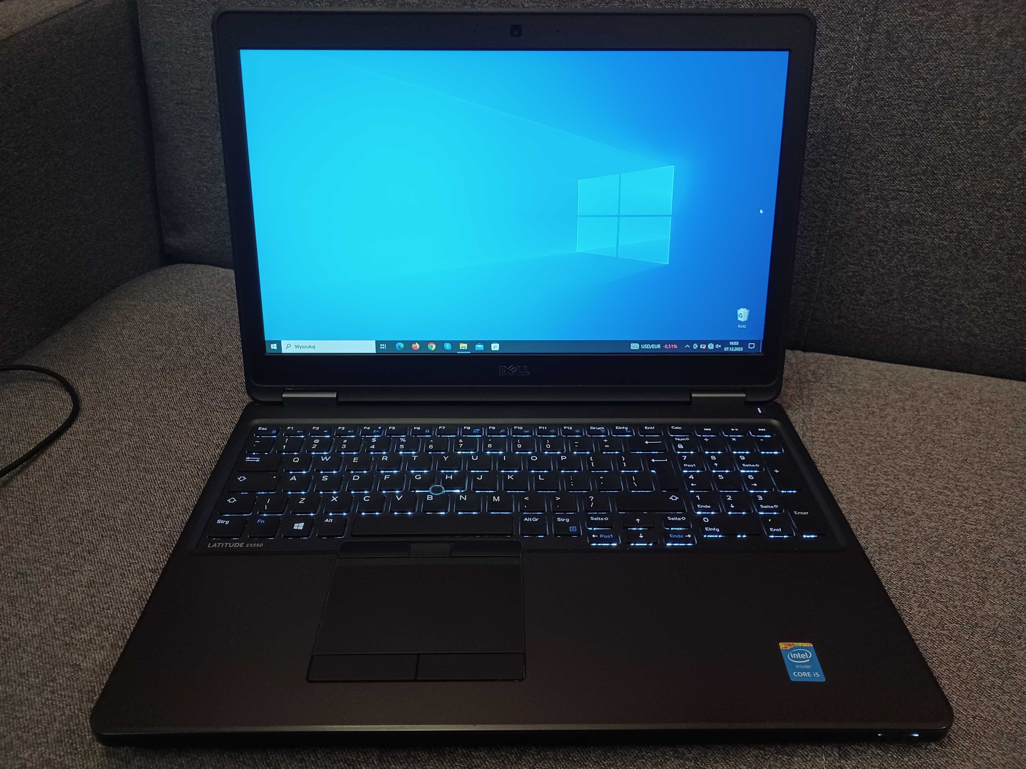 Laptop Dell Latitude E5550 / 15,6 cala / torba Natec GRATIS !!!