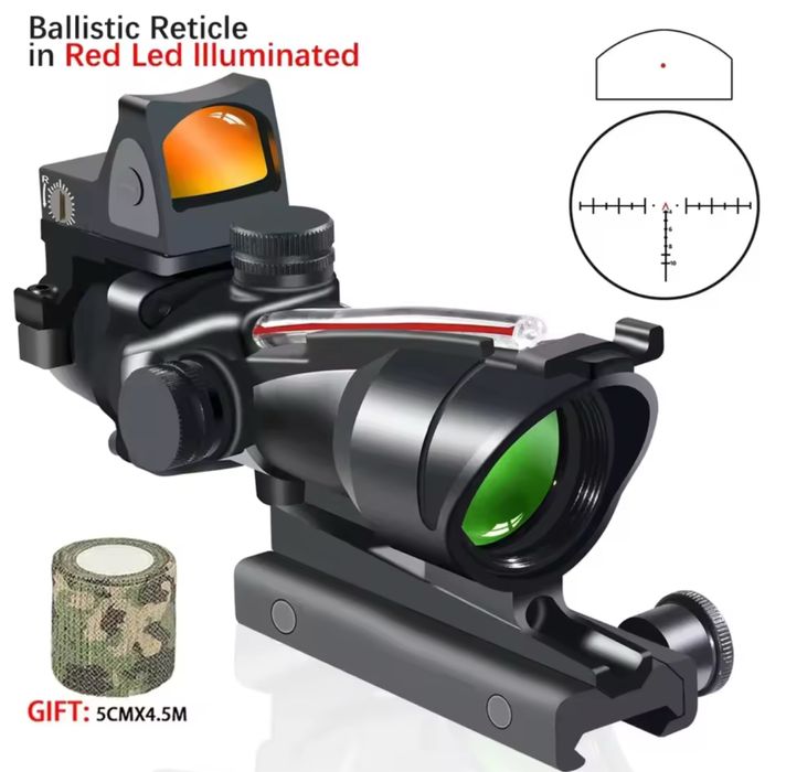 Приціл оптичний 4x32 Trijicon ACOG + каліматор