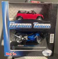 Classico Mini Cooper + TriumphTT600 1:39