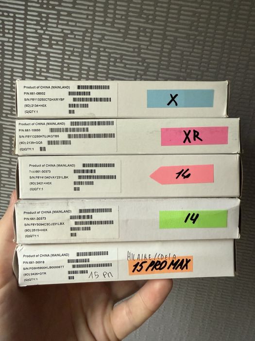 Нові оригінальні аккумулятори Apple iPhone Service Pack