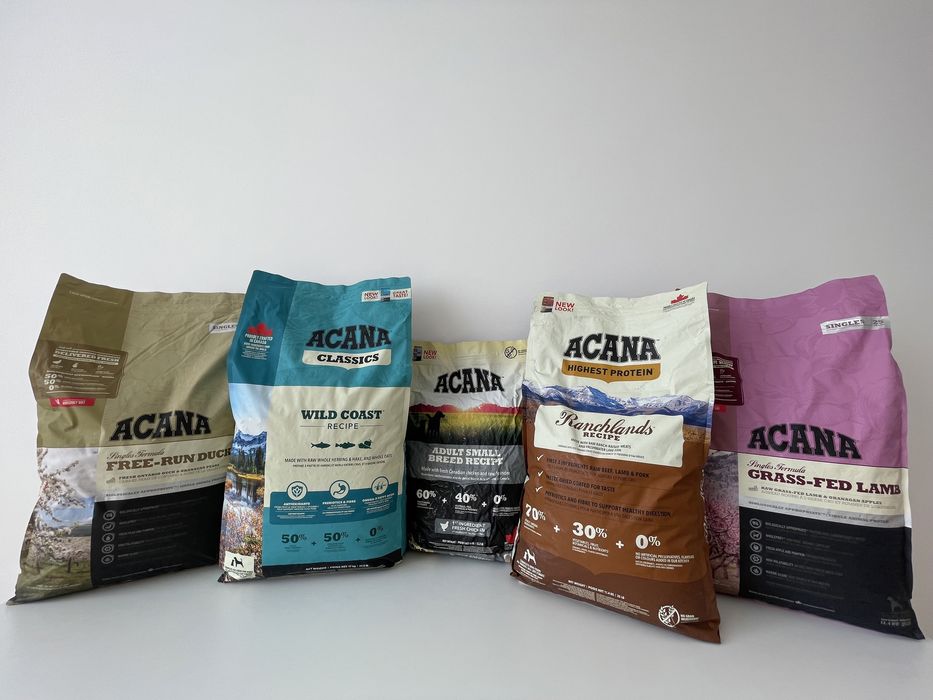 Корм Acana (Акана) Grass Fed Lamb- 2 кг 6кг 11- 17кг для собак з ягням