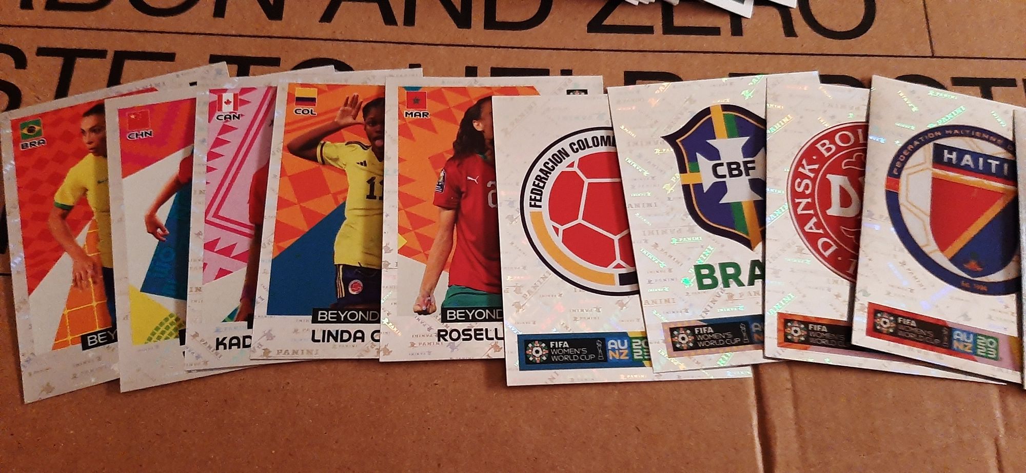 185 cromos womens mundial 2023