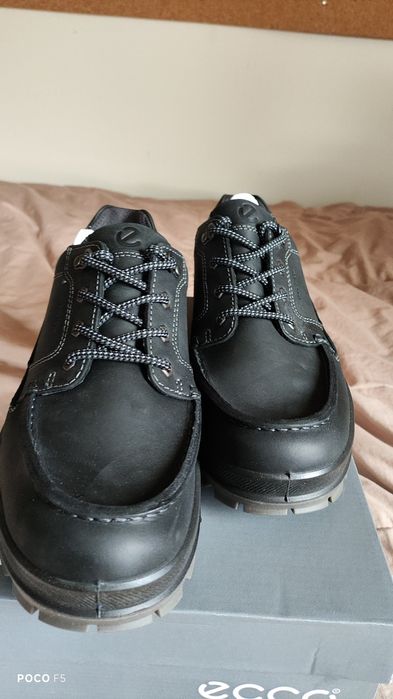Ecco Rugged Truck czarne skórzane wodoodporne buty rozm 43 jak 43