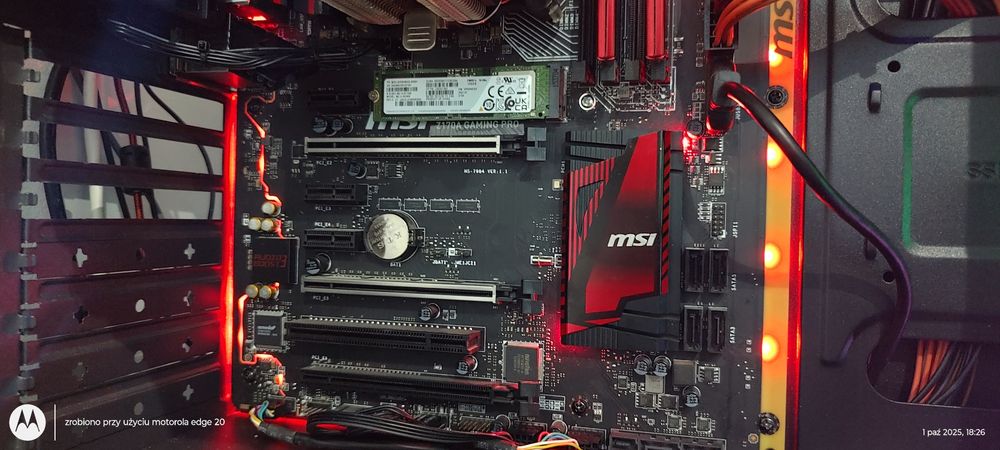 Płyta główna MSI z 170a, i5 7400, SSD m2 256