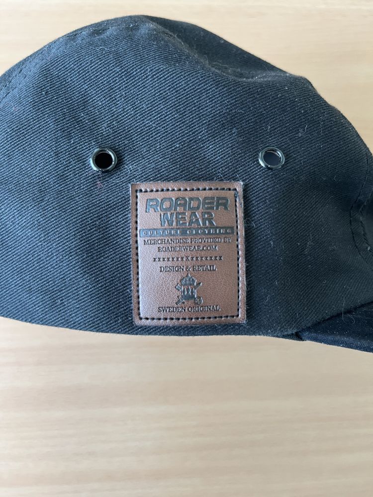 Кепка Roader Wear 5-panel workwear чорна пʼятипанельна