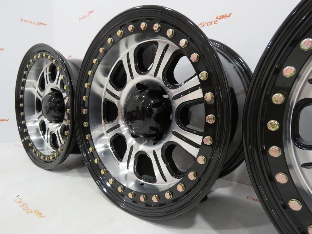 Jantes em alumínio com Beadlock Monstter Racing 17x9 ET-30 6x139.7