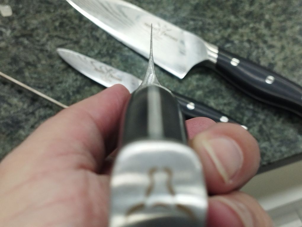 Conjunto de facas chef damasco