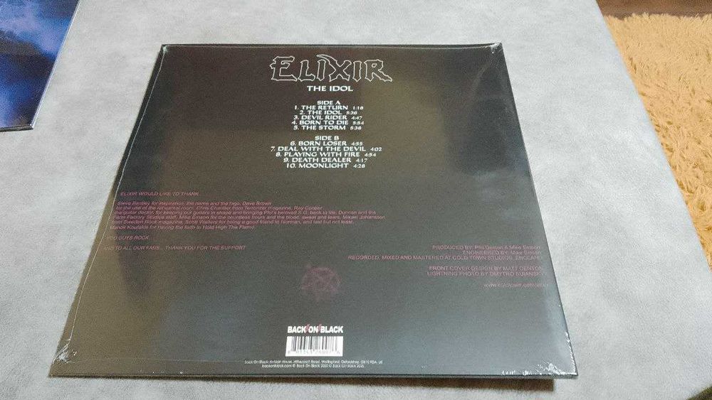 Elixir -  The Idol. запечатанный британский винил
