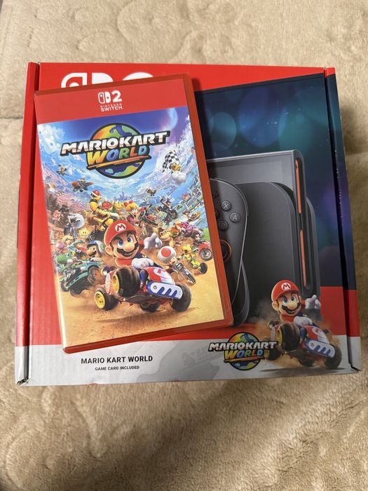Nintendo Switch 2 bez Mario- stan jak NOWY.