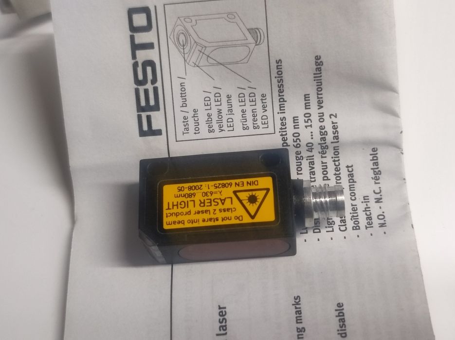 Sensor fotoelétrico Festo