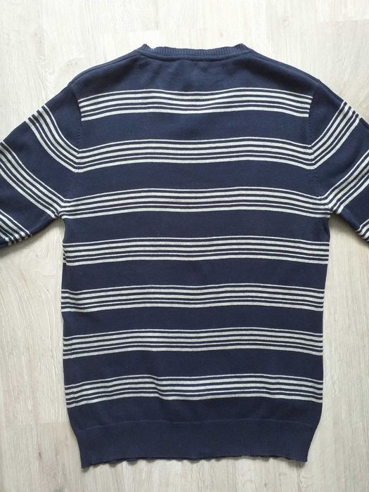 sweter sweterek męski w serek HOUSE slim pasy r. M