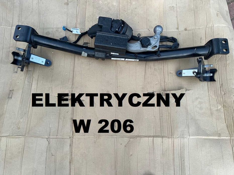 mercedes c klasa w206 206 hak holowniczy elektryczny oryginalny