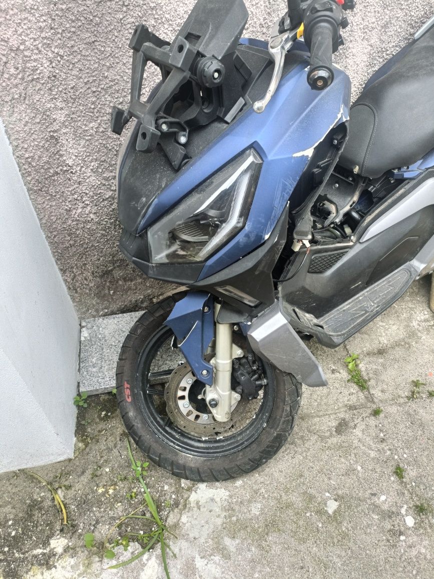 Mit 125 adv para peças acidentada