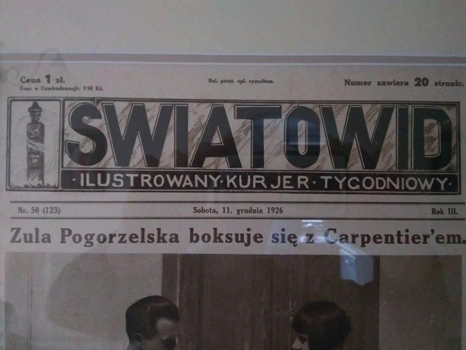 Stara gazeta ! Światowid 1926 rok