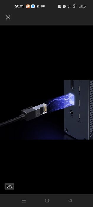 UGREEN Stacja dokująca Ugreen U710 2x Thunderbolt 4 DisplayPort 8K 30H