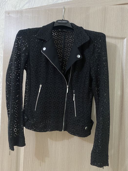 Куртка  косуха  гепюр Zara S