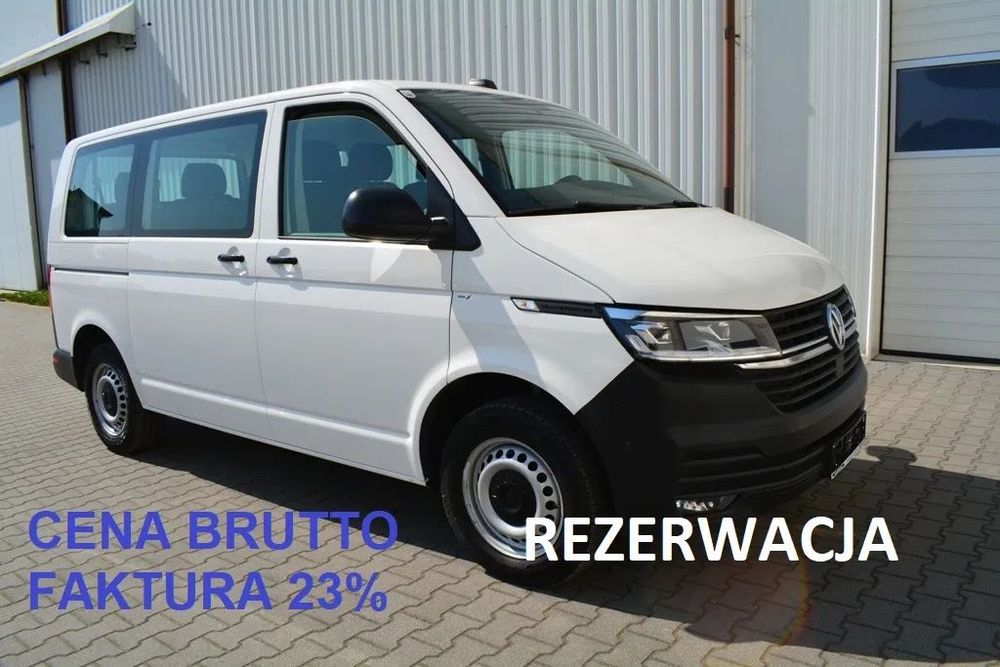 Volkswagen Transporter netto: 69’900 T6.1 nowy model SERWIS ASO 9 osobowa NAWIEWY