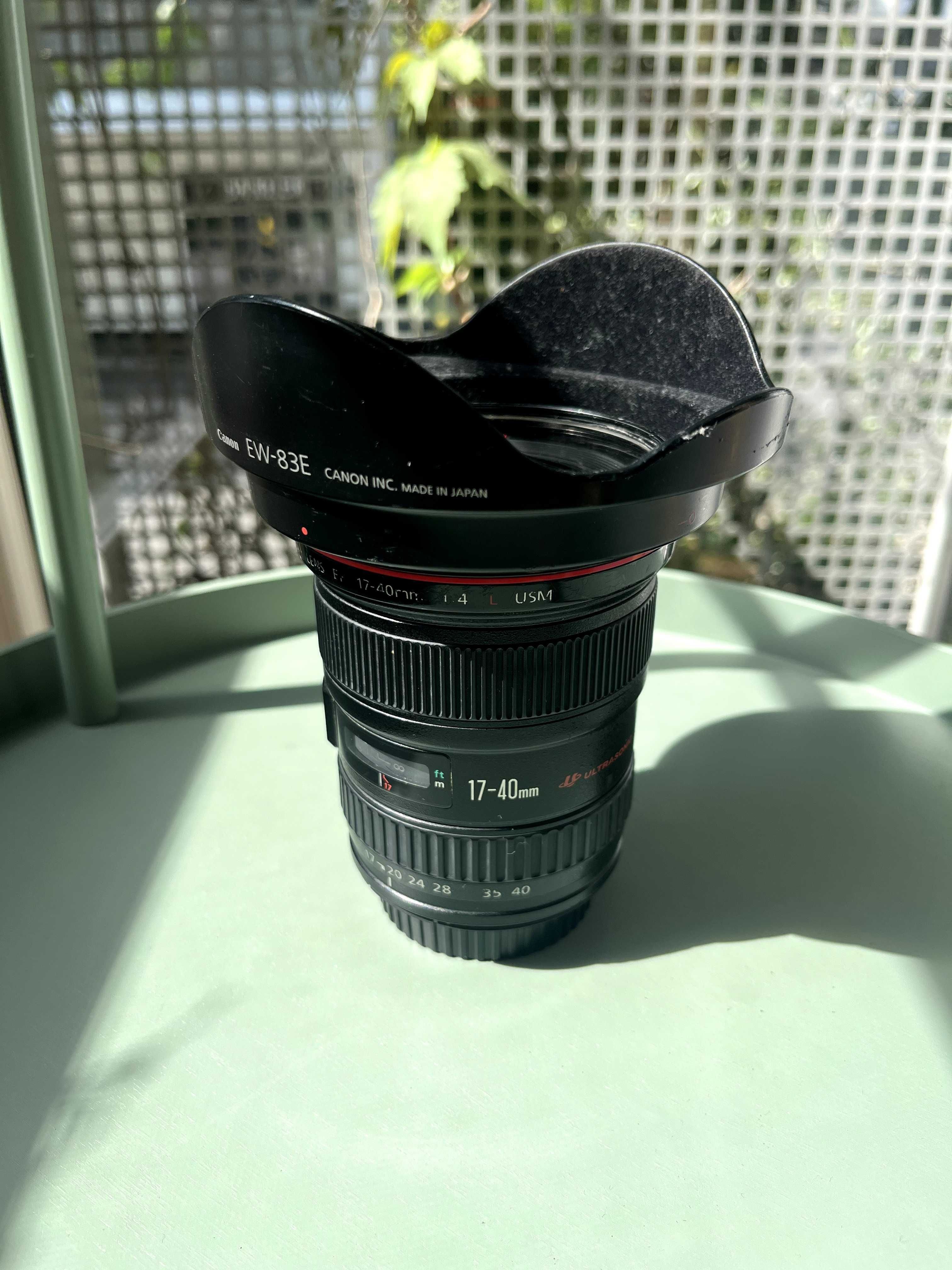 Obiektyw Canon 17-40 mm f/4 L ef usm
