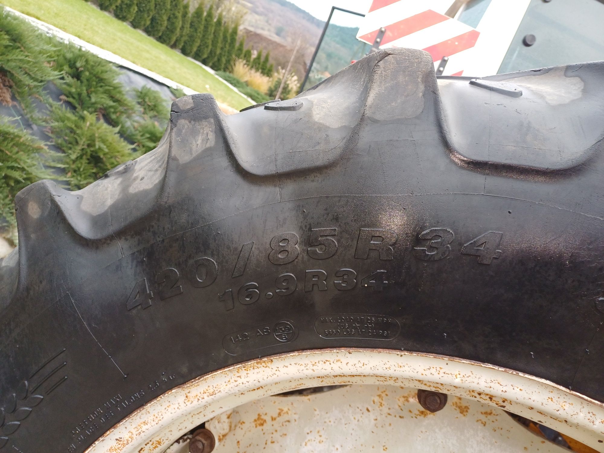 Kola opony felgi do ciagnika fiat new holland case renault 420 .85 34