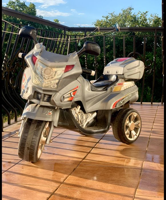 DUŻY Motor, motorek dla dzieci na akumulator, motorynka