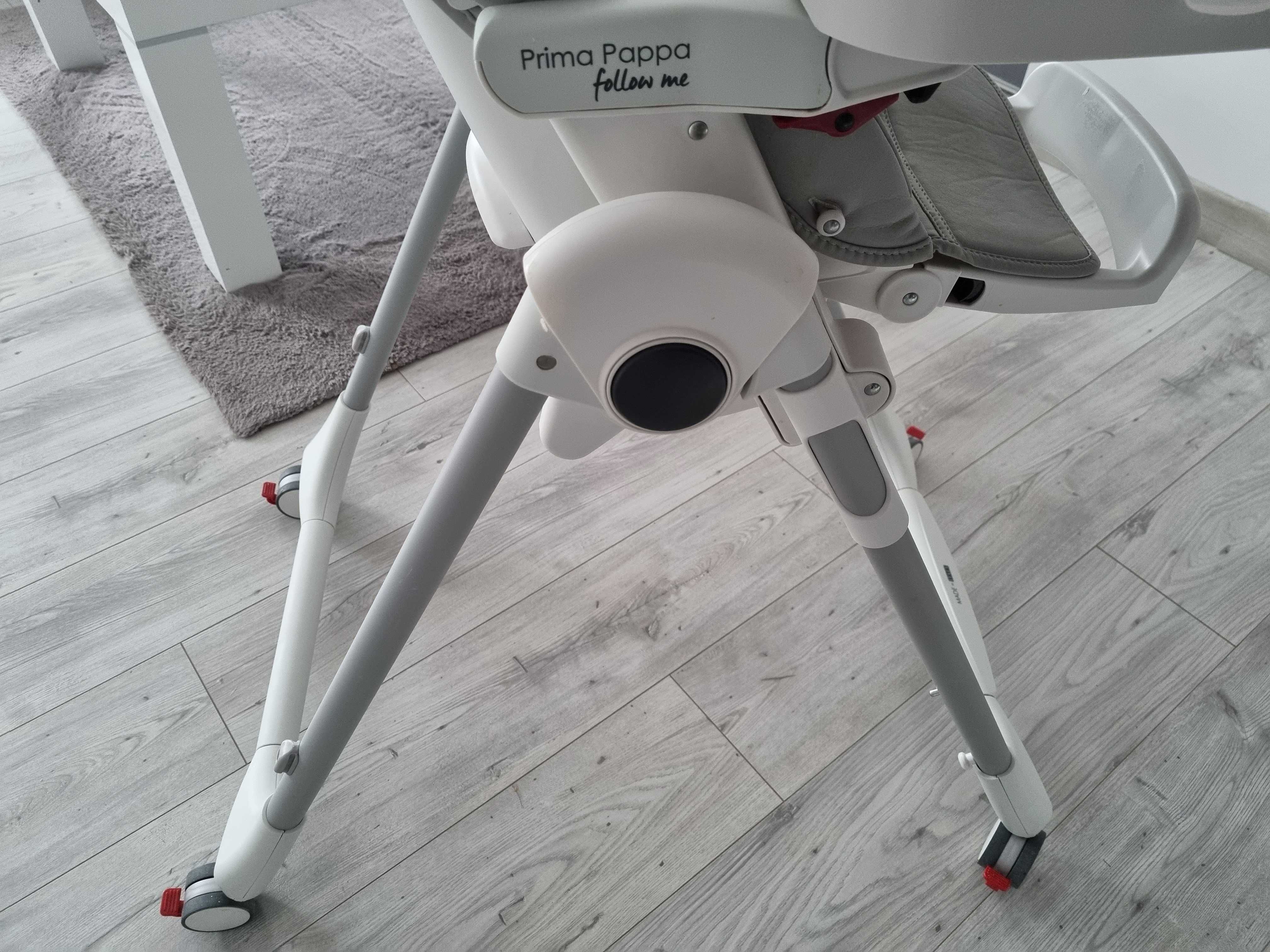 Krzesełko Peg Perego Prima Pappa Follow w kolorze Ice