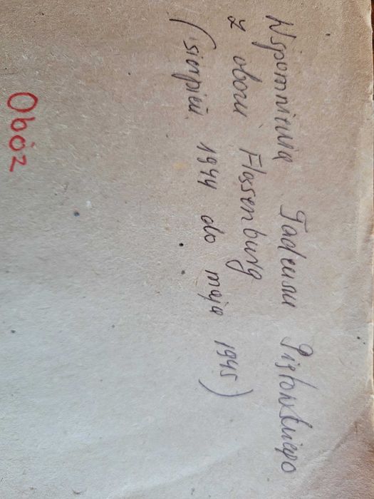 Stary maszynopis, książka Powst.Warszawskie,niewola 44-45 rok,