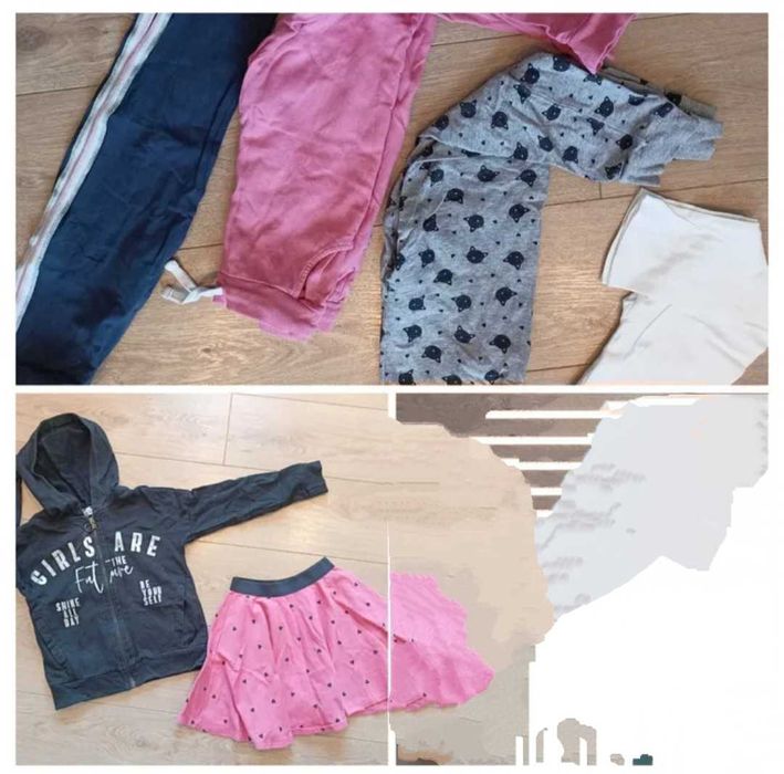 Mega paka 122/128 firmowe dziewczynka