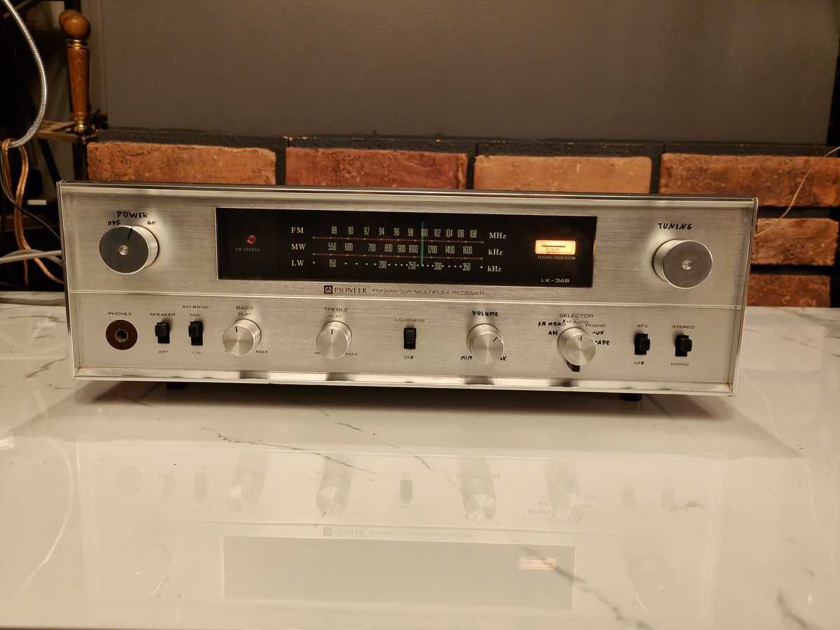 PIONEER LX-34B Rzadki amplituner LAMPOWY ! Vintage ! OKAZJA sx-34