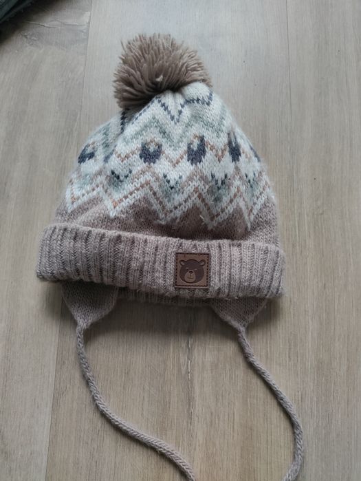 Zimowa Czapka dziecięca 44-46 cm