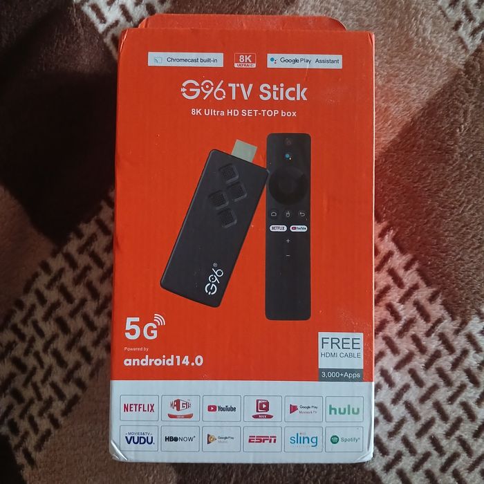 Смарт ТВ-приставка G96 TV Stick 5G