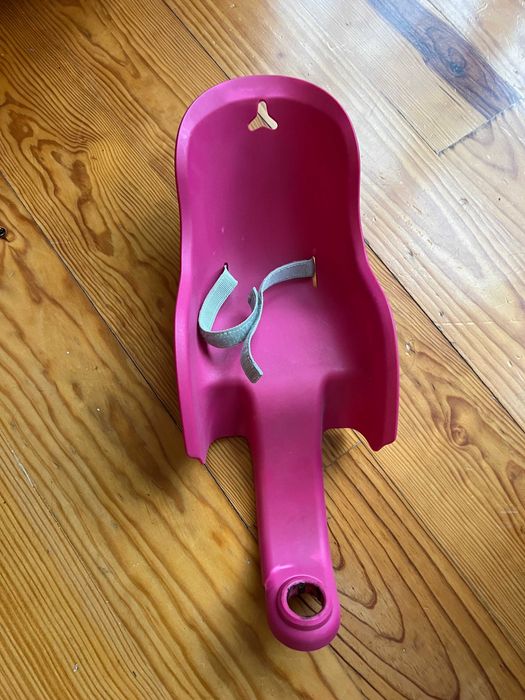 suporte boneca bicicleta - rosa