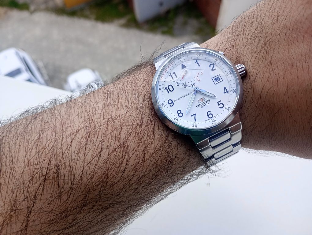 Perła zegarek orient power Reserve 100m ni seiko certina omega poljot