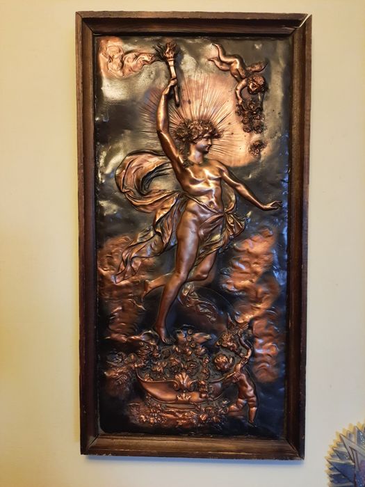 Obraz stary  miedź  Prometeusz